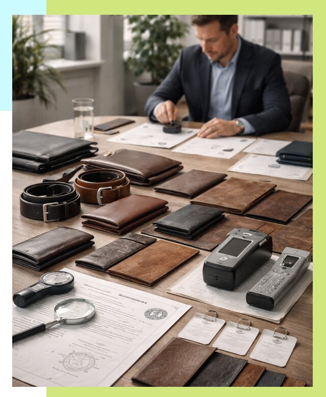 Сертификация кожаных изделий в Липецке от 12473 р. | Алешин-Лпц