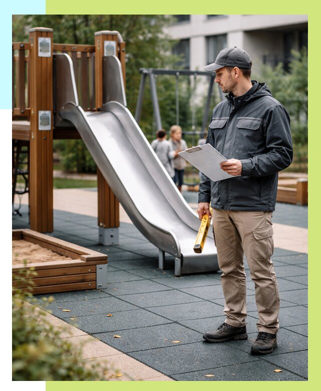 Сертификация детских площадок в Липецке от 25985 р. | Алешин-Лпц