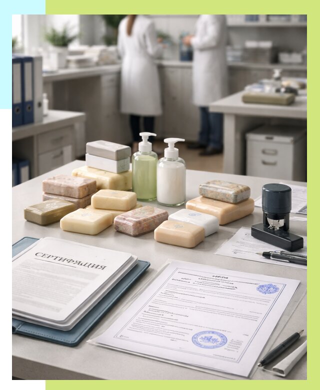 Сертификация мыла и сертификат на мыло в Липецке от 12473 | Алешин-Лпц