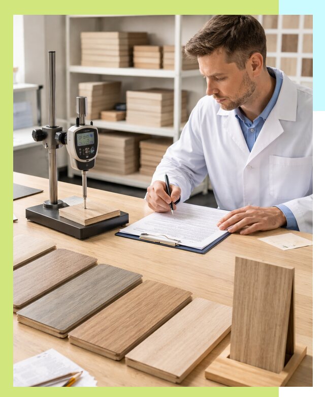 Сертификация ламината с испытаниями и оформлением документов в Липецке