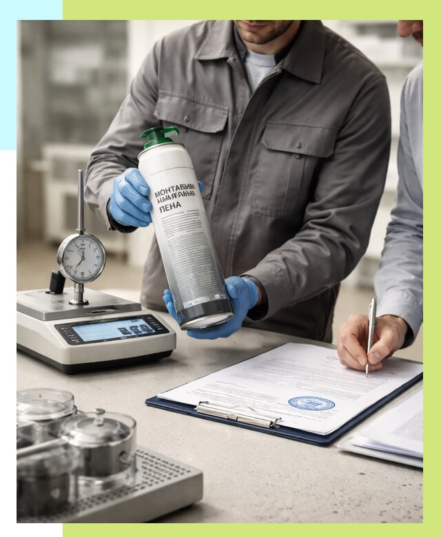 Сертификация монтажной пены в Липецке от 15591 р. | Алешин-Лпц