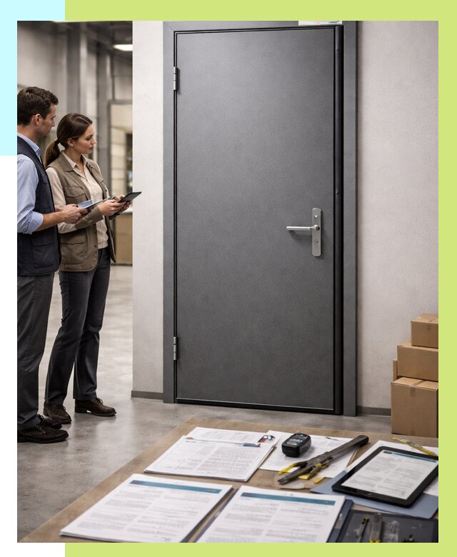 Сертификация противопожарных дверей в Липецке от 9355 р. | Алешин-Лпц