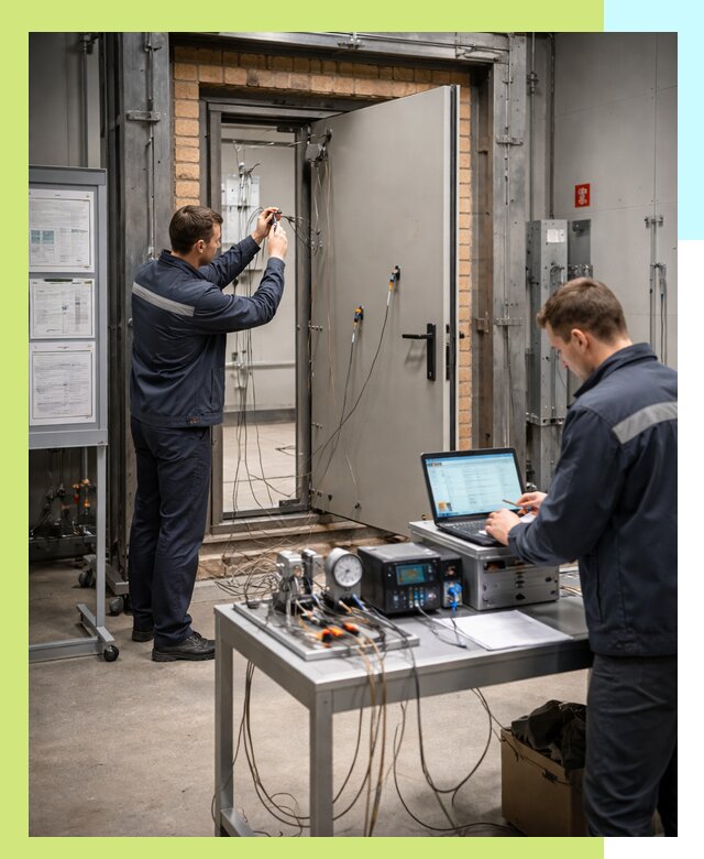 Сертификация противопожарных дверей в Липецке по ГОСТ и ТР