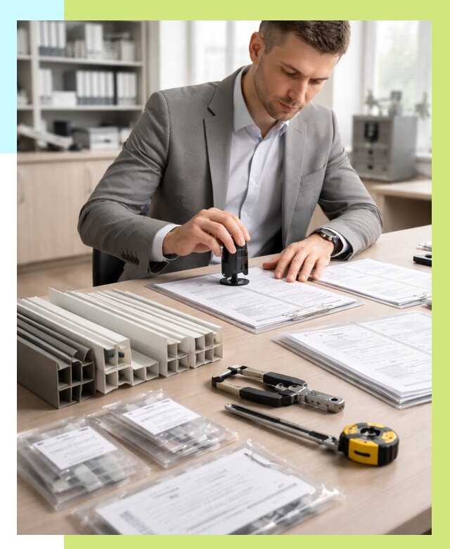 Сертификация ПВХ продукции в Липецке от 8835 р., Алешин-Лпц