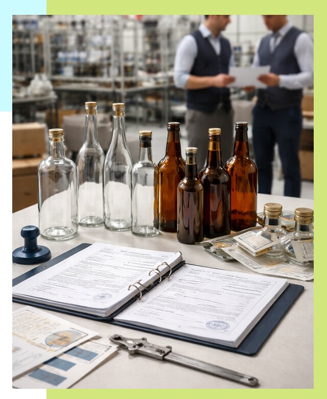 Сертификация стеклянных бутылок в Липецке от 25985 р. | Алешин-Лпц