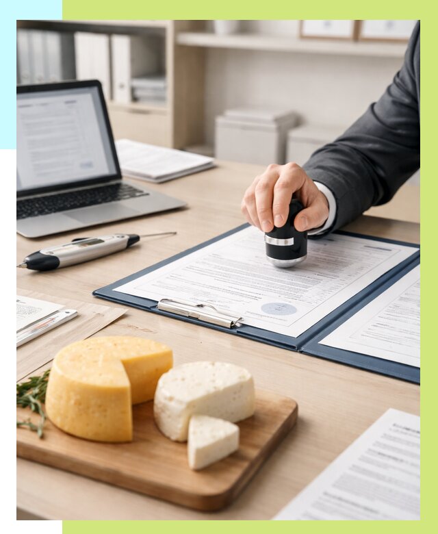 Сертификация сыров в Липецке от 15591 р | Сертификат на сыр Алешин-Лпц