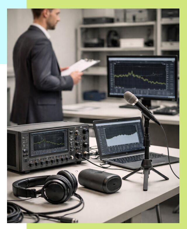 Сертификация аудиотехники в Липецке от 15591 р., Алешин-Лпц