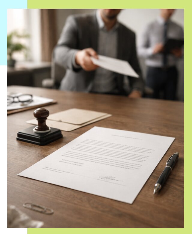 Отказное письмо по сертификации в Липецке от 3638 р. | Алешин-Лпц