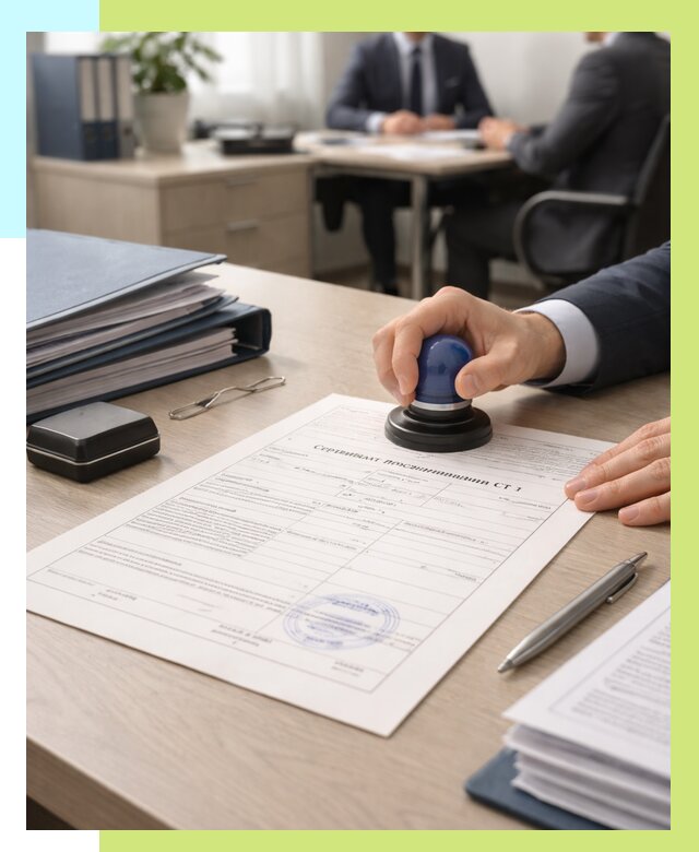 Сертификат происхождения СТ 1 в Липецке от 4677 р. | Алешин-Лпц