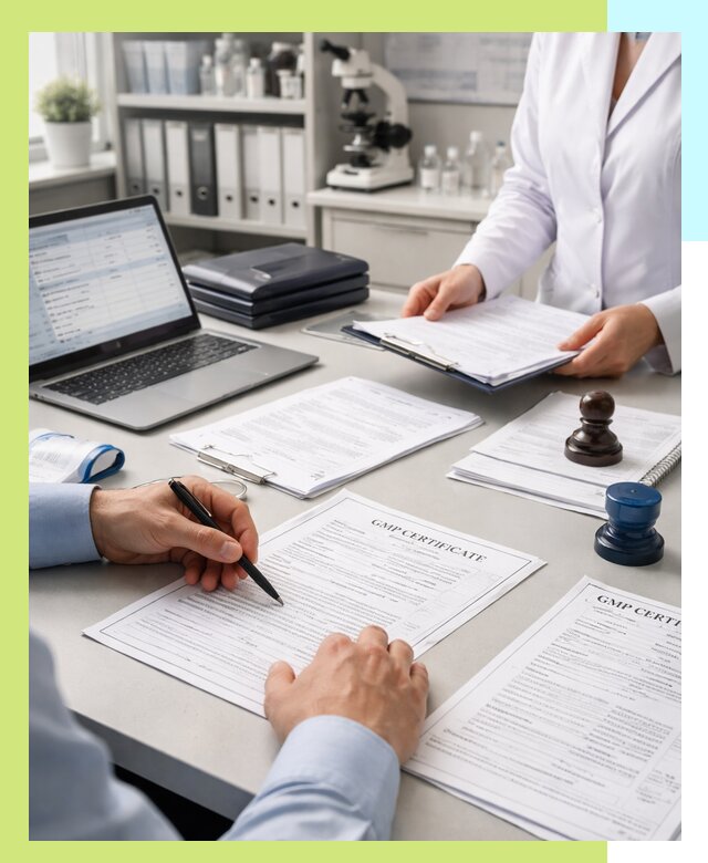 Оформление сертификата GMP в Липецке для фармпроизводства