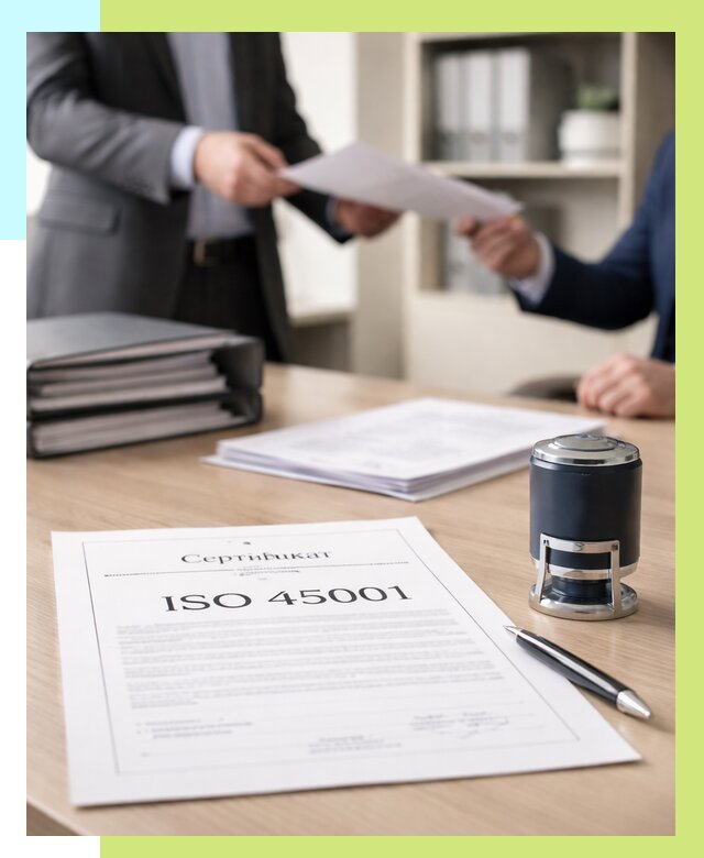 Сертификат ISO 45001 в Липецке под ключ от 46773 р. | Алешин-Лпц