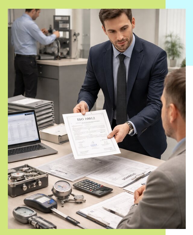 Выдача сертификата ISO 10012 по требованиям метрологии в Липецке
